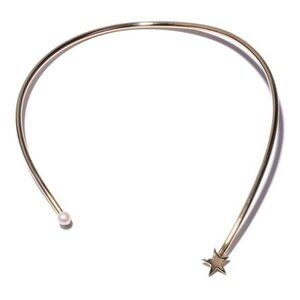 Pamela Love Star Age Pearl Gold Choker Collar Necklace Zodiac Astrology Cosmic
